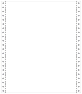 Printworks® Professional 4-Part 9.5 x 11Blank Computer Paper, 92 Brightness, 800 Sheets/Carton (PR