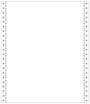 Printworks® Professional 2-Part 9.5 x 11 Blank Computer Paper, 13 lbs., 92 Brightness, 1400 Sheets