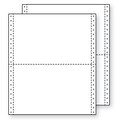 Printworks® Professional 2 Part Blank Computer Paper, 9 1/2 x 5 1/2, White, 2800 Sheets