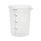Cambro Polypropylene Round Food Storage Container, 8 Quart (RFS8PP190)