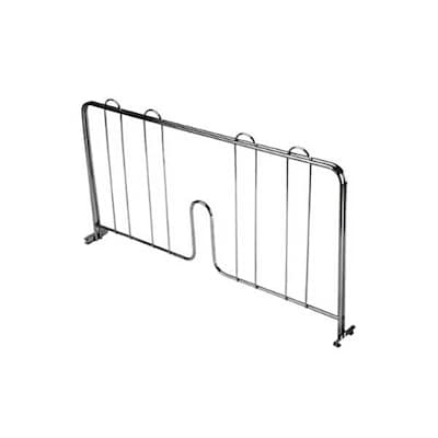 Thunder Group CMDC018, 18 x 9 1/2 Chrome Plated Pressure-Fit Shelf Divider
