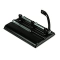 Master® 24 Sheet Lever Action 2 to 3 Hole Punch; Black
