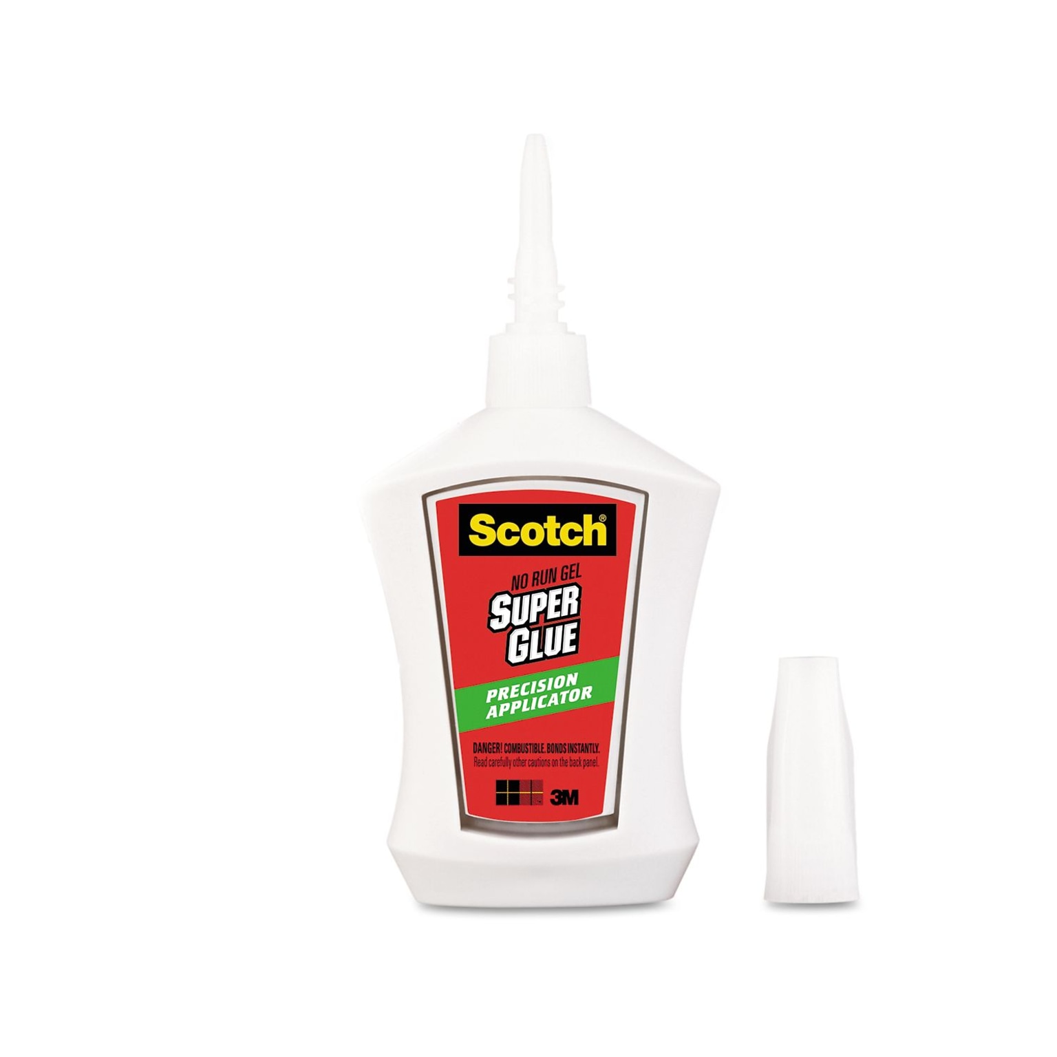 3M™ Scotch Super Glue Gel With Precision Applicator; 0.14 oz.