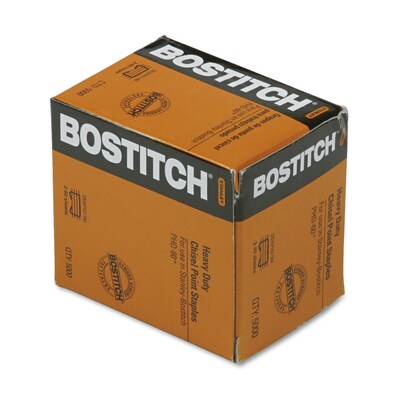 Bostitch PHD-60 3/8 Length Standard Cartridge Staples, 5000/Cartridge (BOSSB35PHD5M)