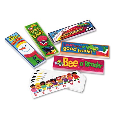 Trend Enterprises 2x 6 Celebrate Reading Variety Pack #1 Bookmark Combo Pack, 216/Pack (T12906M)