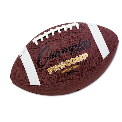 Champion Sports 22 Dia Pro Composite Football; Brown