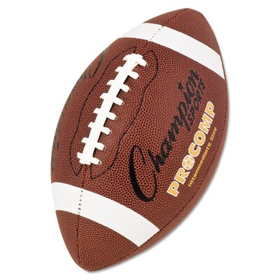 Champion Sports 21 Dia Pro Composite Football, Brown