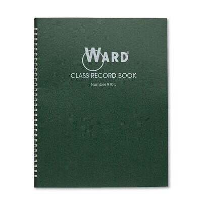 Hubbard Company Ward 9-10 Week Grading Class Record Book; Green