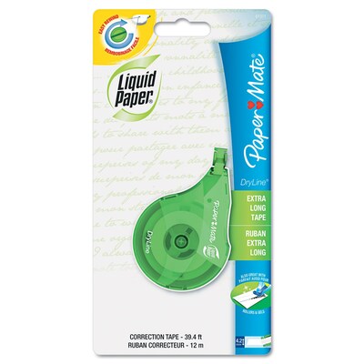 Paper Mate® Liquid Paper® DryLine® 1/6" x 39.4' Non-Refillable Correction Tape (6137106)