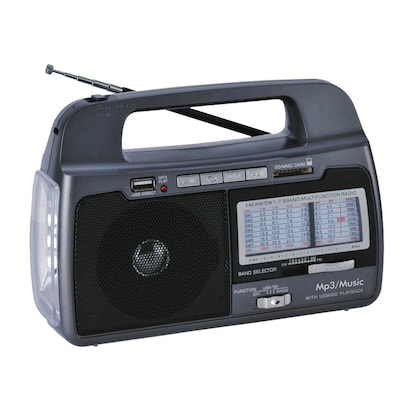Supersonic® SC-1082 9 Band AM/FM/SW1-7 Portable Radio