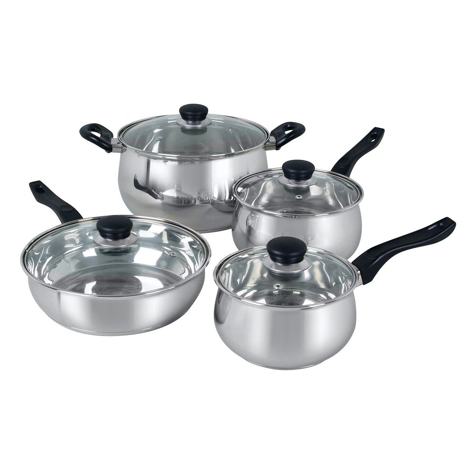 Gibson® Oster Rametto Cookware Set, 8-Piece