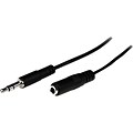 Startech 6.6 Slim 3.5mm Mini-Phone Stereo Extension Audio Cable; Black