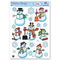 Beistle 12 x 17 Snowman/Snowflake Clings; 112/Pack