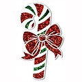 Beistle 16 Prismatic Candy Cane Cutouts; 4/Pack