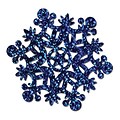 Beistle 14 Prismatic Snowflake Cutouts; Blue, 4/Pack