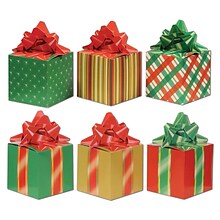Beistle 3 1/4 x 5 3/4 Christmas Favor Box; 12/Pack