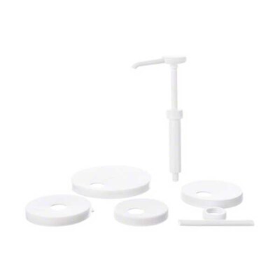 Tablecraft Economy Condiment Pump Kit, White (662K)