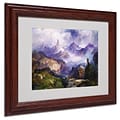 Trademark Fine Art Index Peak 1914 11 x 14 Wood Frame Art