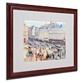 Trademark Fine Art Place du Havre 1893 16 x 20 Wood Frame Art