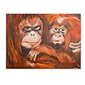 Trademark Fine Art Apes 35 x 47 Canvas Art
