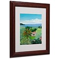 Trademark Fine Art Costa Rican Beach 11 x 14 Wood Frame Art