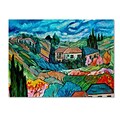 Trademark Fine Art Valley House 35 x 47 Canvas Art