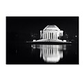 Trademark Fine Art Jefferson Memorial 30 x 47 Canvas Art