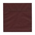 JAM Paper® 6.5 x 6.5 Square Translucent Vellum Invitation Envelopes, Burgundy, 100/Pack (2813778B)