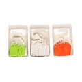 JAM Paper® Colored Gift Tags with String Combo Pack, Mini, 1 3/4 x 1 1/10, Orange, Green & White, Sold Individually (291919114)