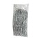 JAM Paper® Metallic Elastic String Ties, 10 inch Loop, Silver, 50/Pack (6564975B50)