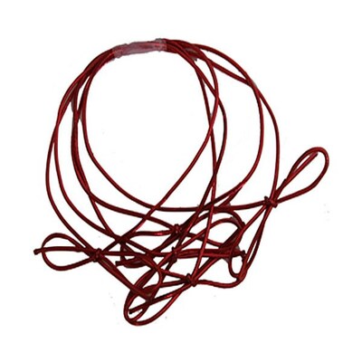 JAM Paper String Ties, Red Metallic, 50/Pack (6564978B50)