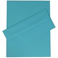 JAM Paper® #10 Business Stationery Set, 4.125 x 9.5, Blue Recycled, 100/Pack (303024416)