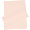 JAM Paper® #10 Business Stationery Set, 4.125 x 9.5, Strathmore Bright White Wove, 100/Pack, (303024434)