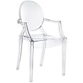 Modway Casper 36H Polycarbonate Dining Armchair, Clear