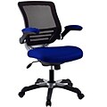 Modway Edge Mesh Fabric Mid Back Office Chair, Blue