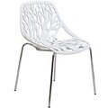 Modway Stencil 31H Plastic Dining Side Chair, White