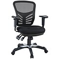 Modway Articulate Mesh Fabric Mid Back Office Chair, Black