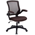 Modway Veer Mesh Fabric High Back Office Chair, Brown