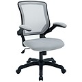 Modway Veer Mesh Fabric High Back Office Chair, Gray