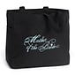 HBH™ 12" x 6 1/2" x 14" " Mother Of The Bride" Tote Bag, Black
