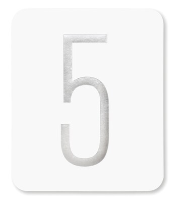 HBH™ Silver Foil Table Numbers Cards 1-40