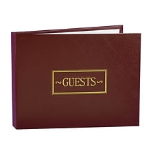 HBH™ Small Guest Book, Burgandy