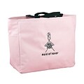 HBH™ 12 x 6 1/2 x 14 Maid Of Honor Tote Bag With Black Handles, Light Pink