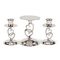 HBH™ Sparkling Love Candle Stand Set, Nickel
