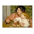 Trademark Fine Art Child With Toys 1895-96 35 x 47 Canvas Art