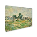 Trademark Fine Art LandScape Near Paris 1876 35 x 47 Canvas Art