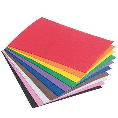 S&S® 6 x 9 Sticky Back Foam Sheets, 40/Pack