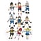 S&S Worldwide Beaded Sports Figures Craft Kit, 45/Pack (BE1023)
