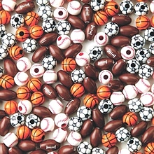 S&S® Sport Bead Assortment, 600/Pack