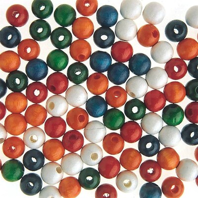 S&S® Wooden Beads Assortment Bag, 1000/Bag